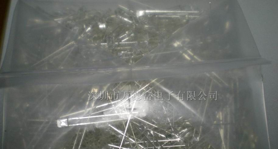 供应直插式2*5*7方形白发红长脚高亮发光二极管