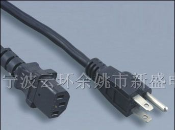 供应UL认证美式电源线插头，电脑电源线