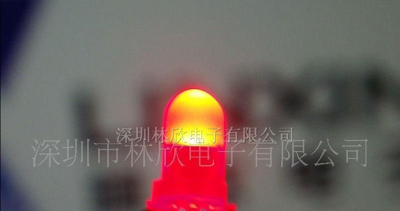 供应3.0MM红绿双色共阳透明 LED 发光二极管