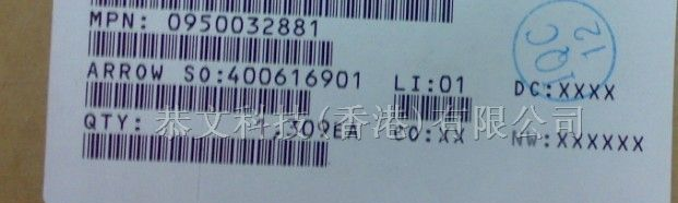 供应MOLEX连接器95003-2881 MODULAR JACK 8-8 VERT