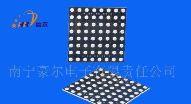 供应轻薄型LED点阵块/F5.0半户外单红