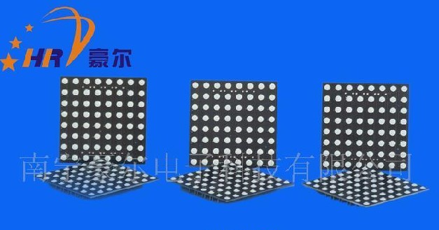 供应轻薄型LED点阵块/F5.0半户外单红(单做单）