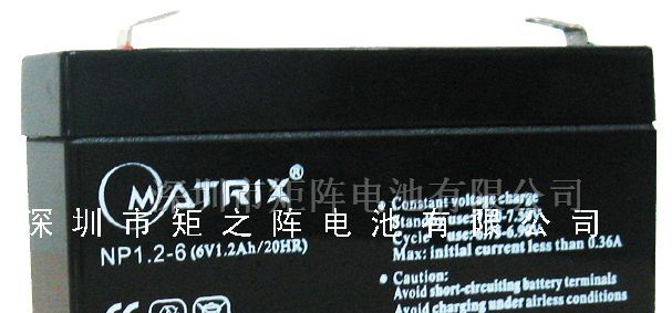 供应6V1.2AH铅酸电池生产厂家