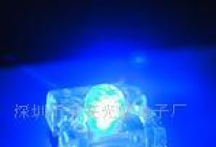 供应3MM食人鱼蓝光led发光二极管