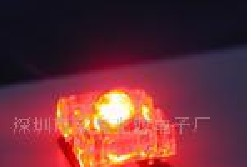 供应3MM超高亮度食人鱼红色LED发光二极管