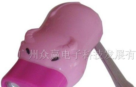 供应众赢手压小牛LED手电筒