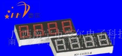 供应0.56英寸四位LED数码管/绿色/静态阳