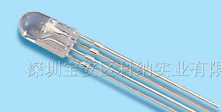 供应4.2*5.0*8.6mm毫米 横椭形七彩发光二极管