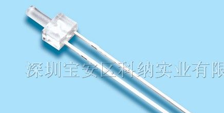 供应2.0*4.0*6.36毫米 宝塔形无帽高亮沿发光二极管