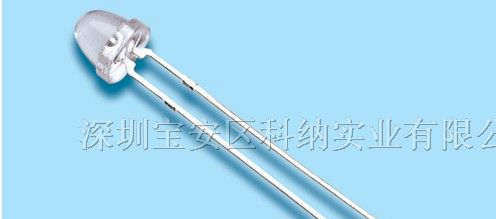 供应5.0*5.5毫米 圆<锥>形有帽沿红外发光二极管