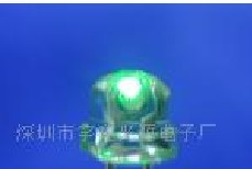 供应LED灯饰(5MM草帽绿光）