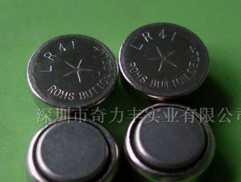 供应LR41  0%Hg环保纽扣电池