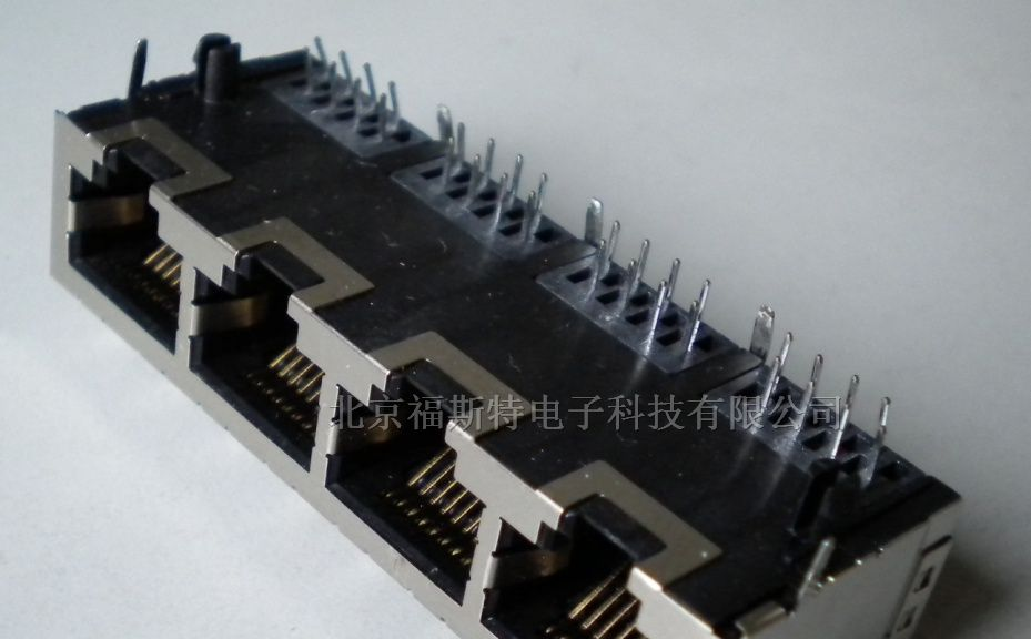 供应FOXCONN富士康RJ45 1X4座