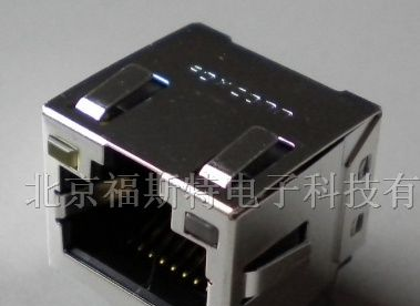 供应FOXCONN富士康RJ45 1X1带灯座