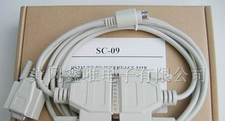 供应三菱PLC编程电缆SC-09
