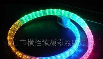 供应颜彩YC-07 PVC黄色LED彩虹管
