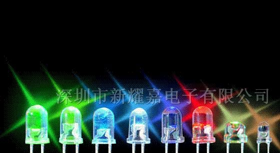 七彩发光二极管 5MM