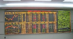 供应源朝Ф5室内横向滚动超高亮双色LED显示屏
