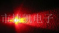 供应LED发光二极管3MM白发红高亮长脚