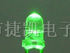 供应LED发光二极管3MM白发绿高亮长脚