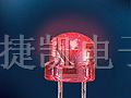 供应4.8草帽白发红短脚LED发光二极管