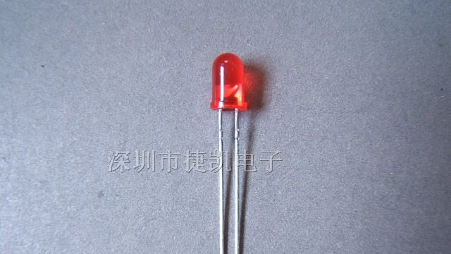 供应LED发光二极管5MM红发红短脚高亮