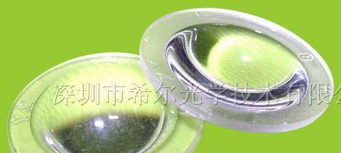 供应大功率LED透镜直径28.8mm角度60°平凸