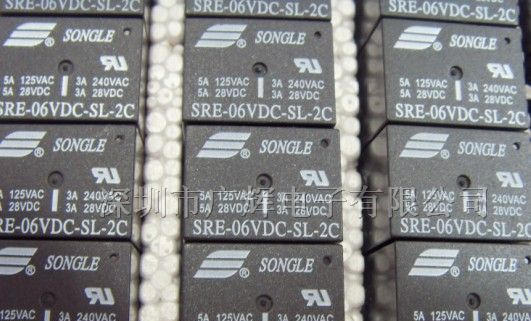供应大功率继电器SRE-06VDC-SL-2C