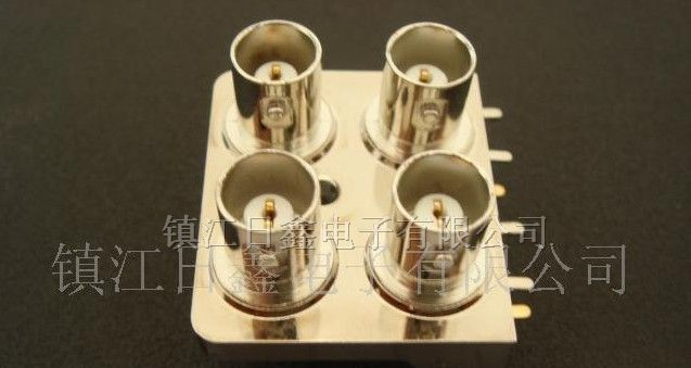 供应BNC-2*2-黑胶 射频连接器 射频器件