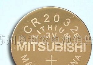 供应三菱纽扣电池CR2032