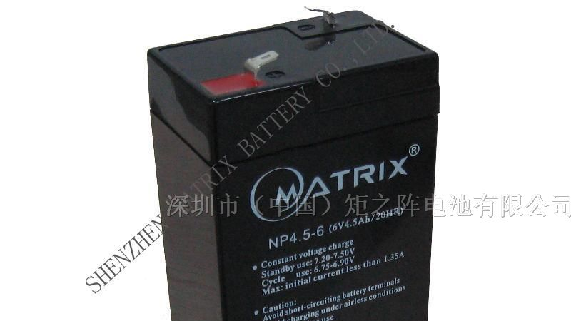 供应电子称电池6V4.5AH应急灯电池