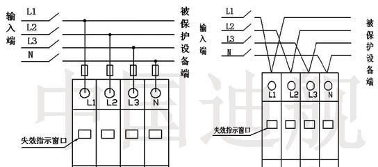 三相电源防雷模块 380V电源防雷器 电源避雷器