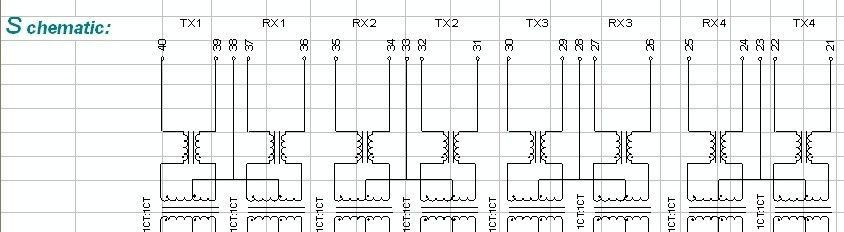 路由器网络滤波器HS40-164