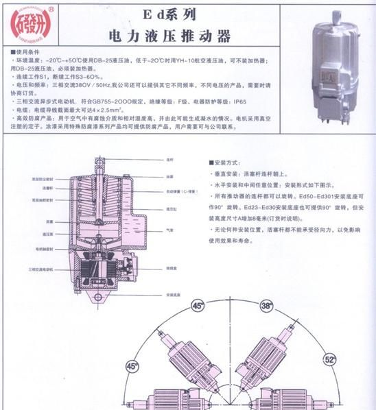 ED系列电力液压推动器