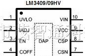 供应高功率LED驱动IC LM3409