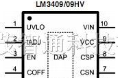 供应高功率LED驱动IC LM3409