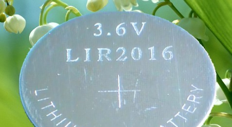 供应LIR2016可充锂纽扣电池