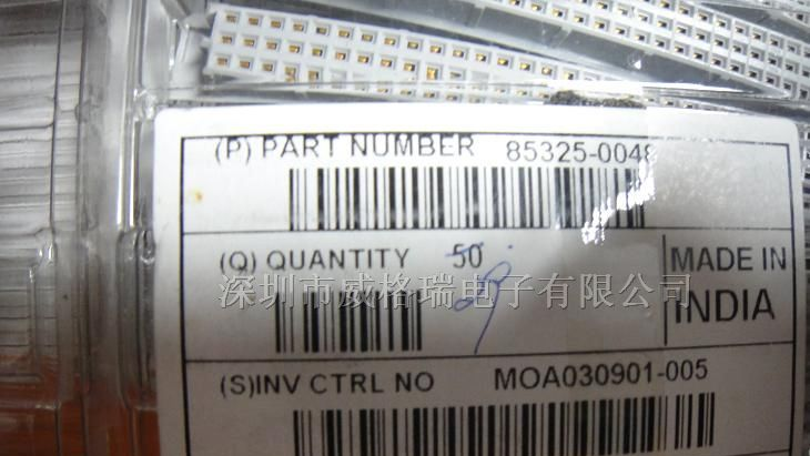 供应MOLEX连接器,85325-0048