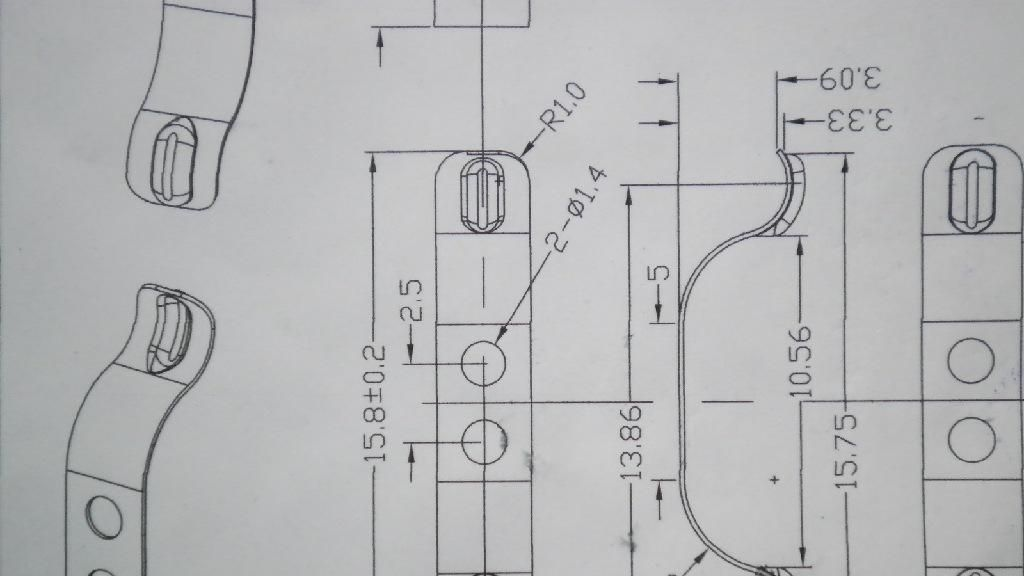 供应冲压件锰钢开关接触弹片