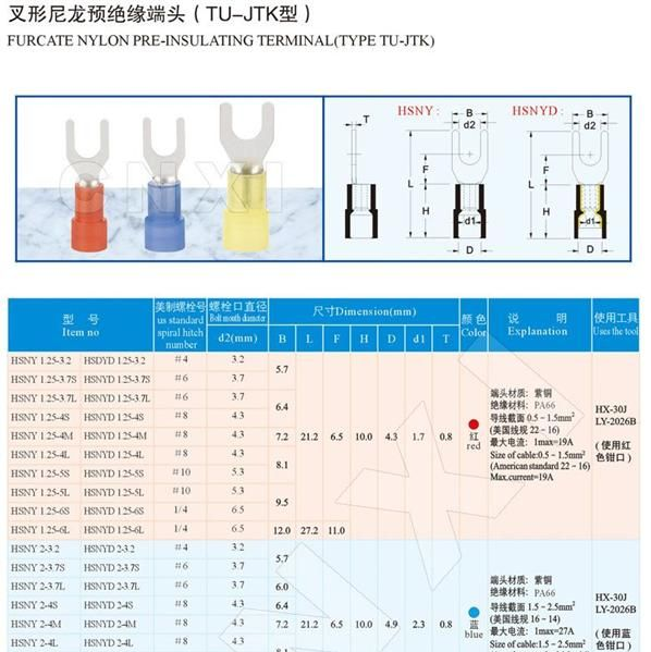 供应尼龙预绝缘端头