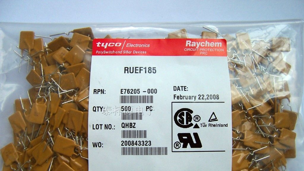 供应RAYCHEM PPTC自恢复保险丝RUEF185