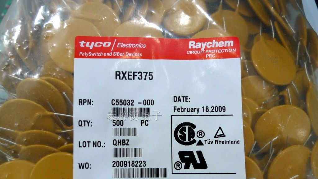 供应RAYCHEM PPTC自恢复保险丝RXEF375