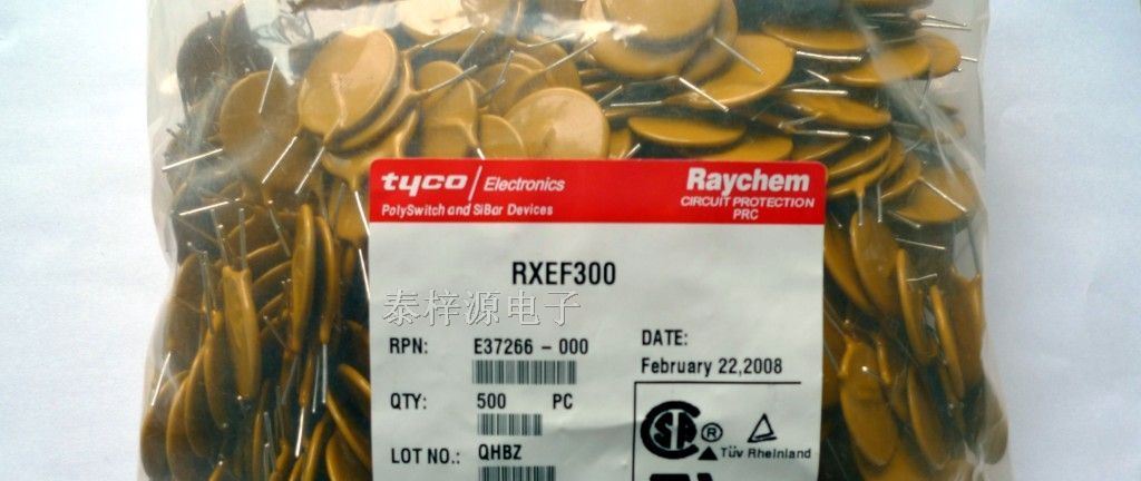 供应RAYCHEM PPTC自恢复保险丝RXEF300