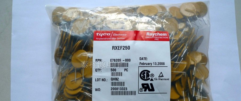 供应RAYCHEM PPTC自恢复保险丝RXEF250