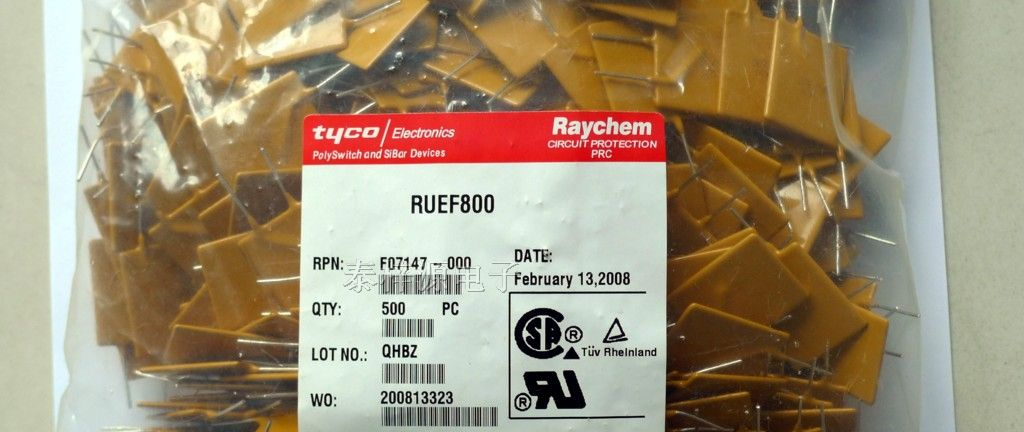 供应RAYCHEM PPTC自恢复保险丝RUEF800