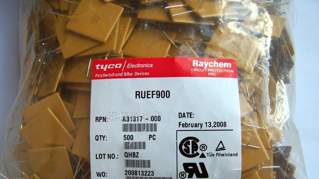 供应RAYCHEM PPTC自恢复保险丝RUEF900