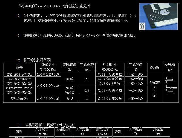 CRZ-1632/2005日本林电工薄膜铂电阻