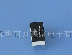供应0.4寸 1位数码管(符号管)红色 共阳