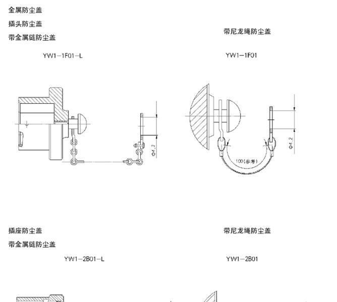 供应YW系列高速网络圆形电连接器