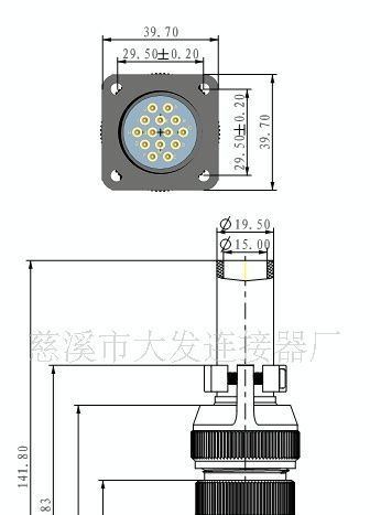 供应JL5压接式圆形电连接器
